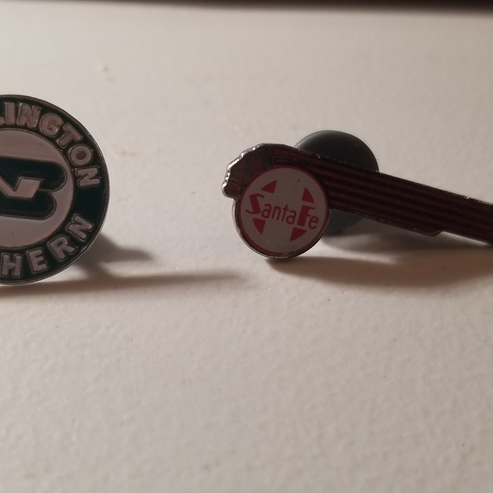 Lot of 2 Railroad pins